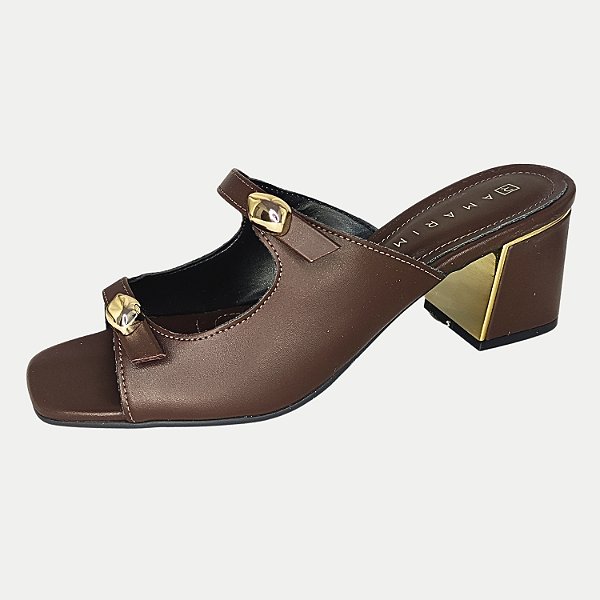 TAMANCO RAMARIM SALTO ALTO ACTIVE MARROM FEMININO ADULTO