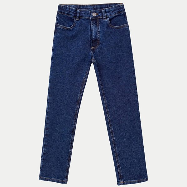 CALÇA HERINGKIDS JEANS ESCURO COM ELASTANO SKINNY MASCULINA INFANTIL