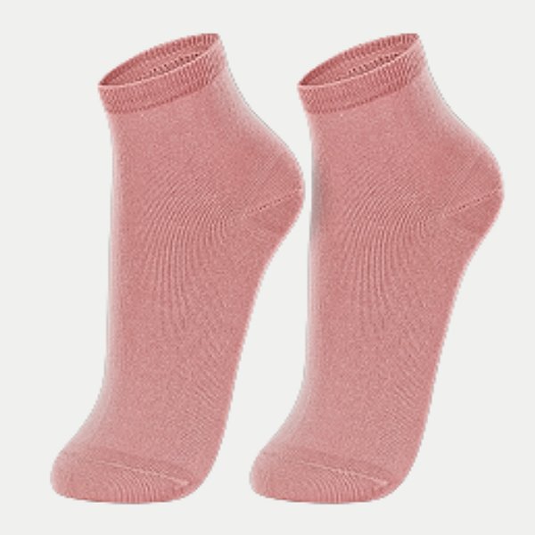 MEIA LUPO PACOTE COM 2 PARES SOQUETE LISA ROSA FEMININA ADULTO