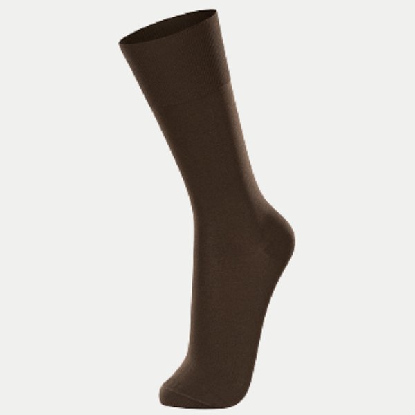 MEIA LUPO CLASSICA POLIAMIDA CAFÉ MASCULINA ADULTO