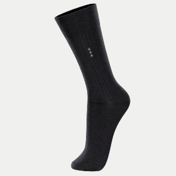 MEIA LUPO CLÁSSICA ALGODÃO PRETO MASCULINA ADULTO
