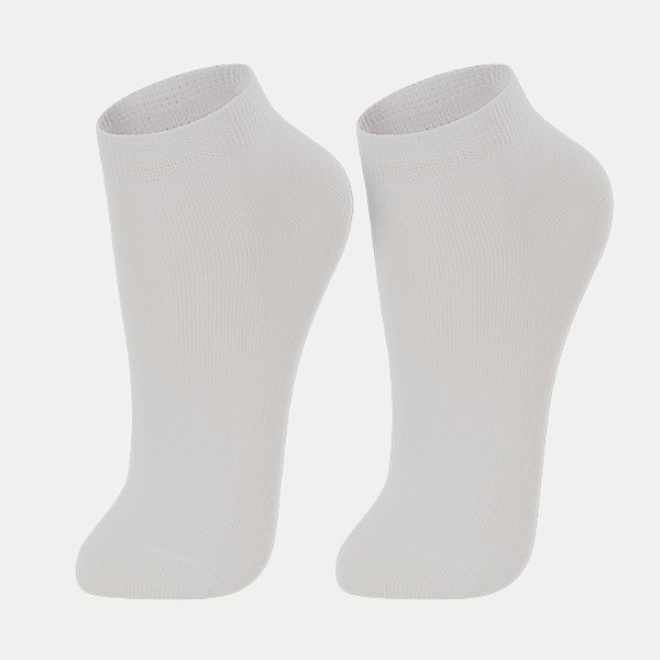 MEIA LUPO KIDS  PACOTE COM 2 PARES SOQUETE BRANCO UNISEX INFANTIL
