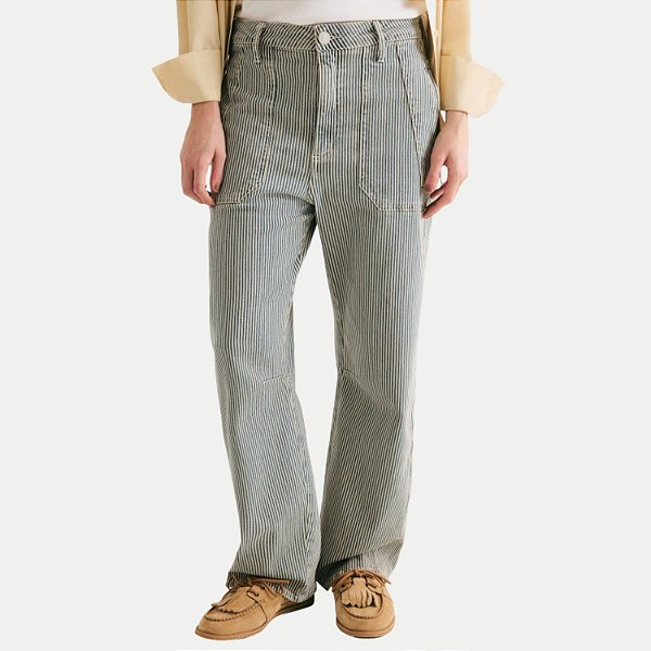 CALÇA HERING BRIM E ELASTANO COMFORT AZUL JEANS FEMININA ADULTO