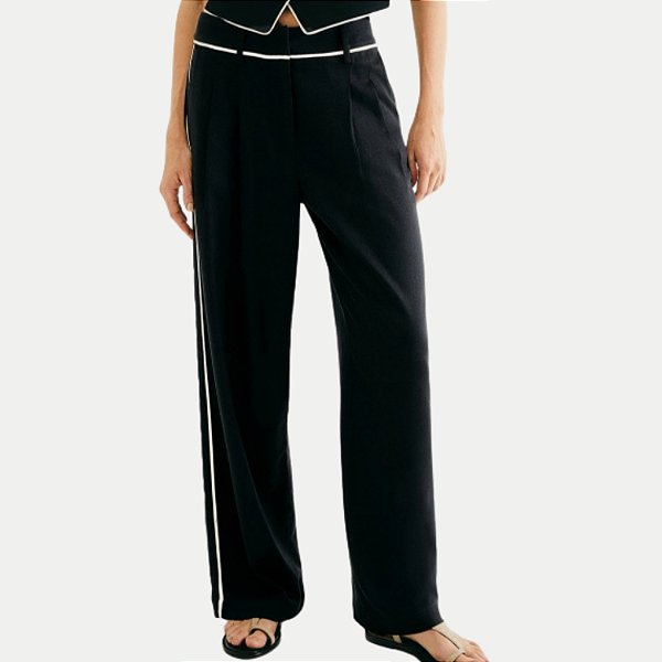 CALÇA HERING MISTAS  ALFAIATARIA PRETO FEMININA ADULTO