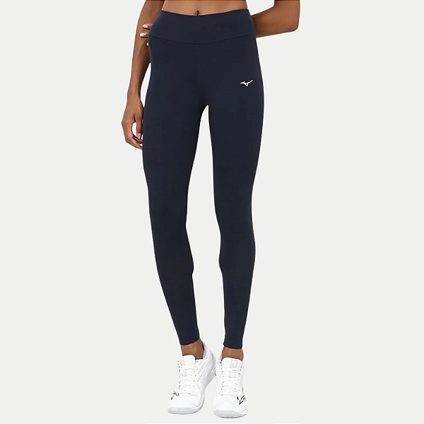 CALÇA MIZUNO POLIAMIDA LEGGING FITNESS AZUL MARINHO FEMININA ADULTO