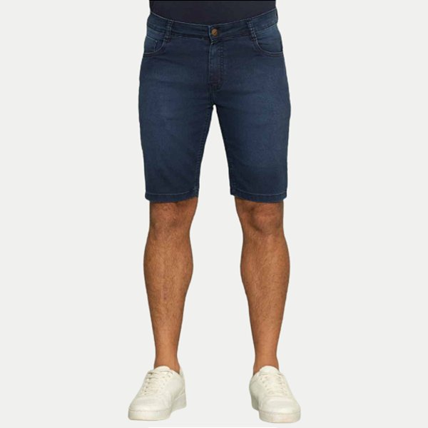 BERMUDA PITT JEANS MÉDIO COM ELASTANO COMFORT MASCULINO ADULTO