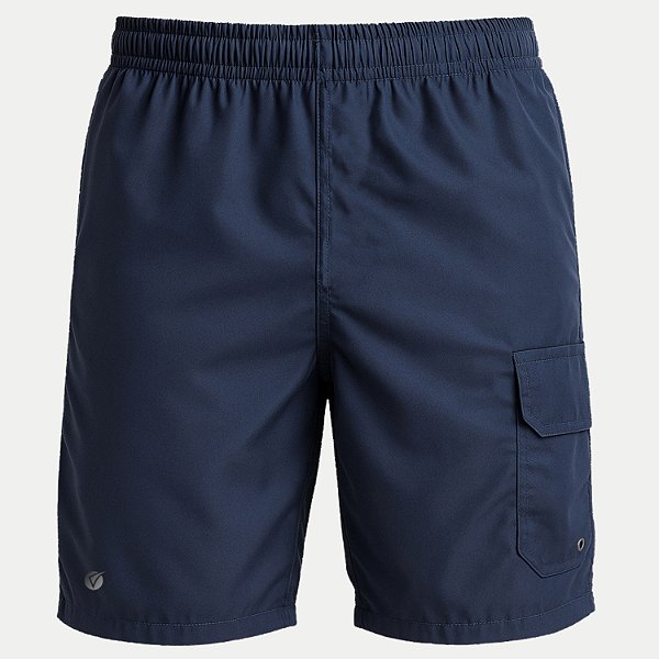 BERMUDA VOLEIO POLIESTER COM ELASTANO AZUL MARINHO MASCULINO ADULTO
