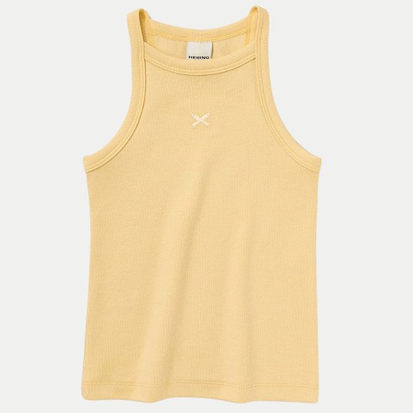 BLUSA HERINGKIDS REGATA MALHA CANELADA AMARELO FEMININA INFANTIL