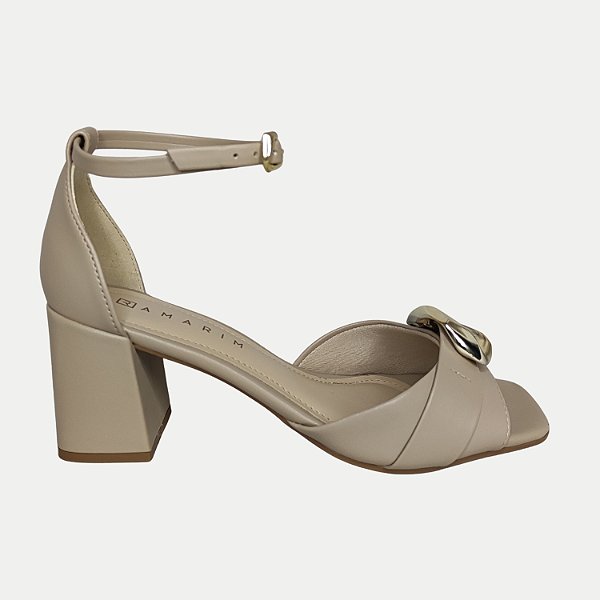 SANDALIA RAMARIM SALTO ALTO ACTIVE NUDE FEMININA ADULTO