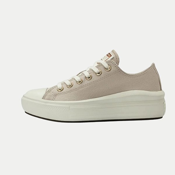 TÊNIS CONVERSE CASUAL MOVE LONA FLATFORM  NUDE FEMININO ADULTO