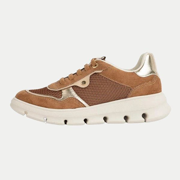 TÊNIS PICCADILLY CASUAL COM CADARÇO CARAMELO FEMININO ADULTO
