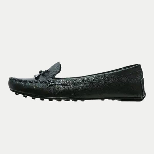 SAPATO BOTTERO MOCASSIM PRETO DE COURO FEMININO ADULTO