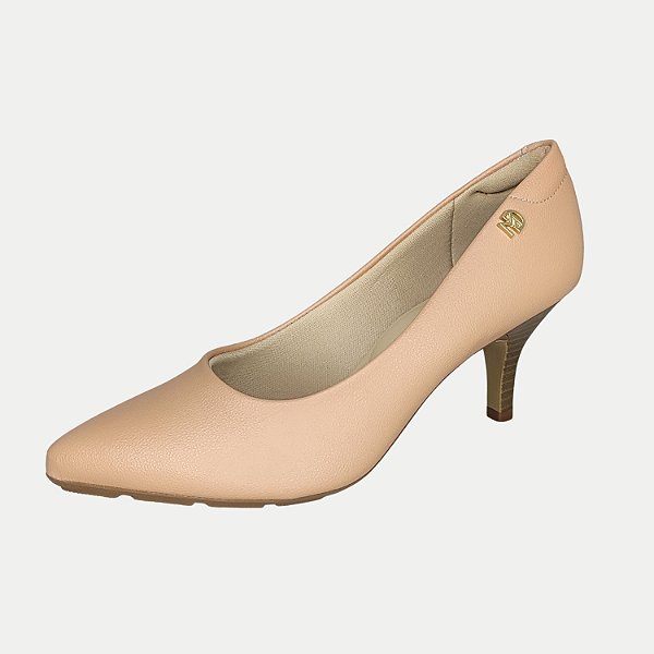 SAPATO MODARE SALTO MEDIO SCARPIN NUDE FEMININO ADULTO