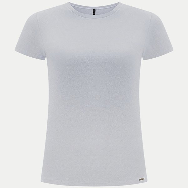 BLUSA LUNENDER MANGA CURTA TSHIRT ALGODÃO BRANCO FEMININO ADULTO