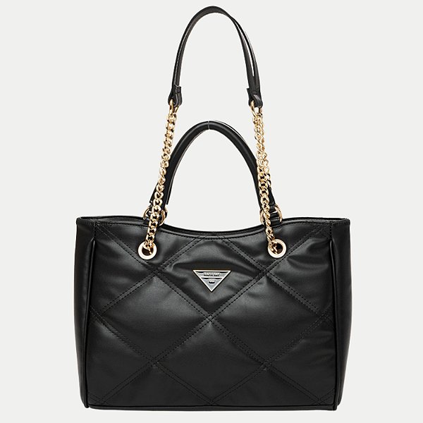 BOLSA RAFITTHY 2 TIPOS DE ALÇA SINTETICO PRETO FEMININO ADULTO