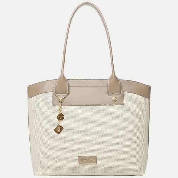 BOLSA RAFITTHY OMBRO SINTETICO OFFWHITE FEMININO ADULTO