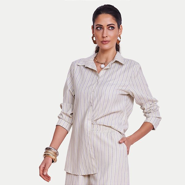 CAMISETE ILICITO MANGA LONGA SLIM LINHO VERDE FEMININO ADULTO