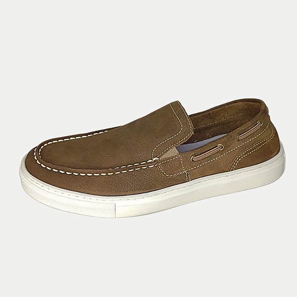 TÊNIS FREE WAY CASUAL IATE COURO MARROM CLARO MASCULINO ADULTO