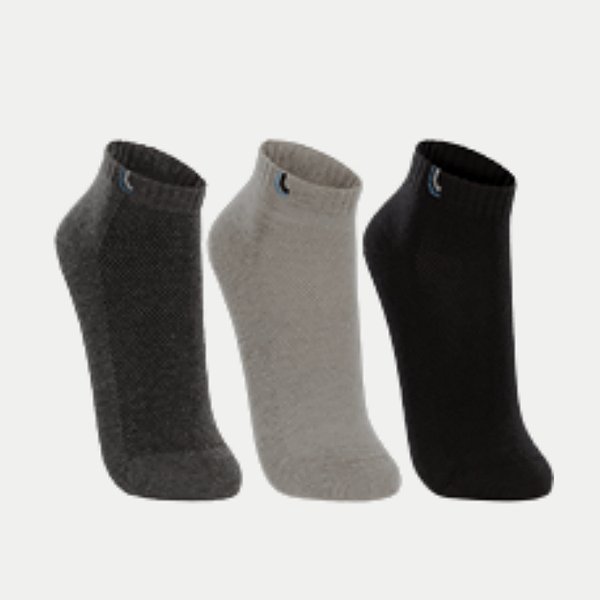 MEIA LUPO SPORT PACOTE COM 3 PARES SOQUETE UNISEX ADULTO (CORES SORTIDAS) 26801-P