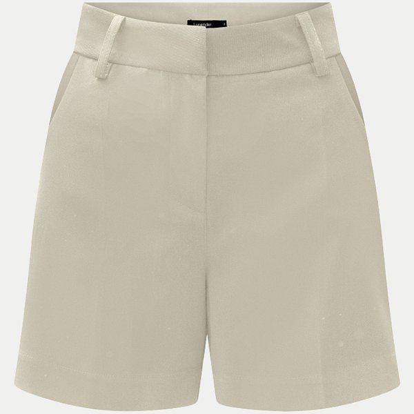 SHORT LUNENDER POLIESTER DE ALFAIATARIA PFFWHITE FEMININO ADULTO