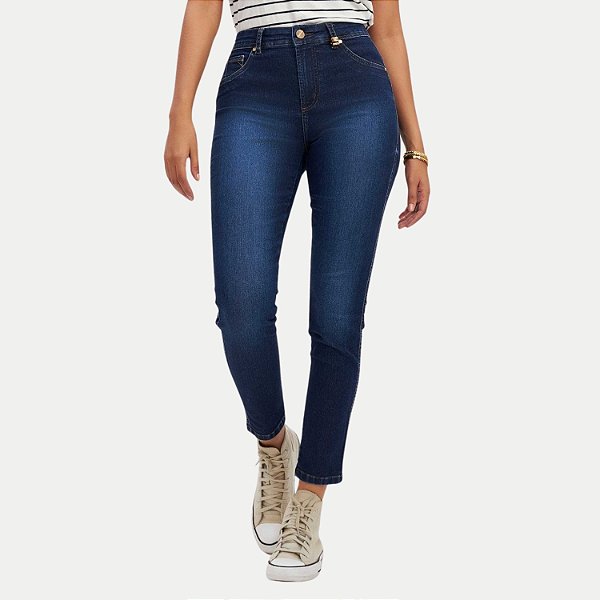 CALÇA YOUNG JEANS COM ELASTANO SKINNY FEMININA ADULTO