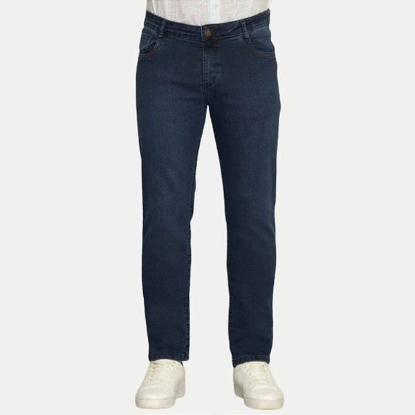 CALÇA PITT JEANS ESCURO COM ELASTANO COMFORT MASCULINA ADULTO