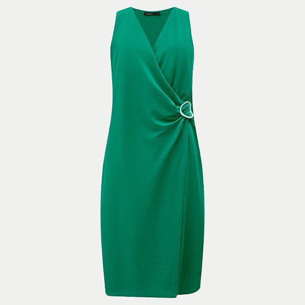 VESTIDO LUNENDER REGATA DE MALHA VERDE FEMININO ADULTO
