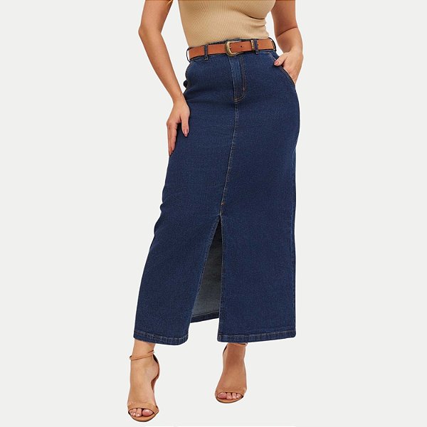 SAIA YOUNG JEANS COM ELASTANO LONGA FEMININA ADULTO