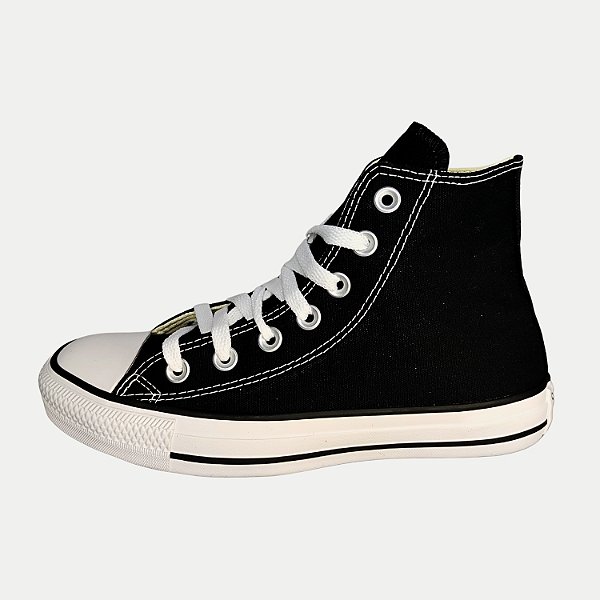 BOTA CONVERSE CASUAL PRETO DE LONA UNISEX ADULTO