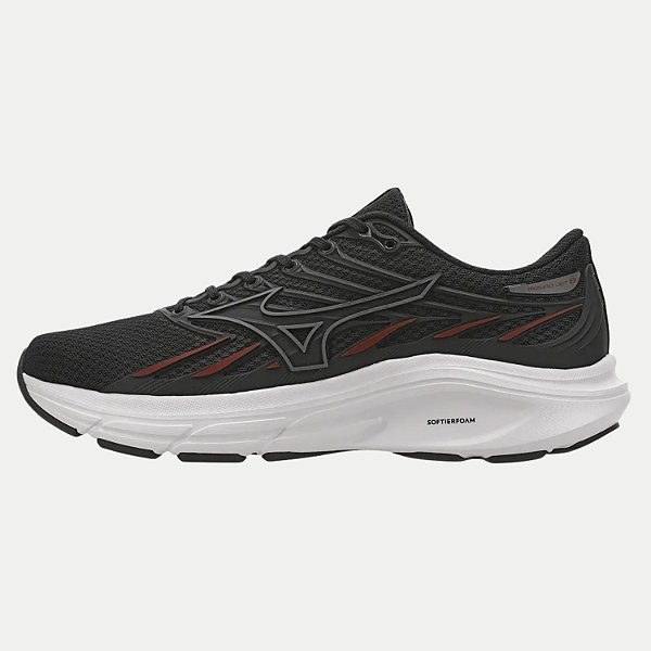 TÊNIS MIZUNO JET RUNNING PRETO MASCULINO ADULTO