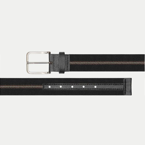 CINTO AMERICA DE ELASTICO FIVELA FIXA PRETO MASCULINO ADULTO