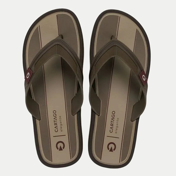 CHINELO CARTAGO DEDO MAIORCA III BEGE MASCULINO ADULTO