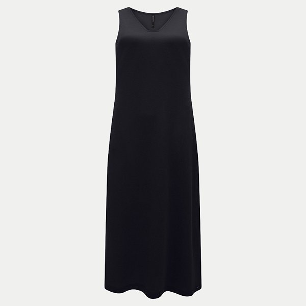 VESTIDO LUNENDER REGATA PRETO DE  MALHA FEMININO ADULTO