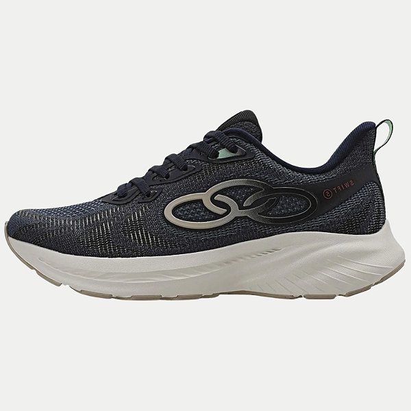 TÊNIS OLYMPIKUS SWIFT 5 RUNNING SOLADO DE BORRACHA PRETO FEMININO ADULTO