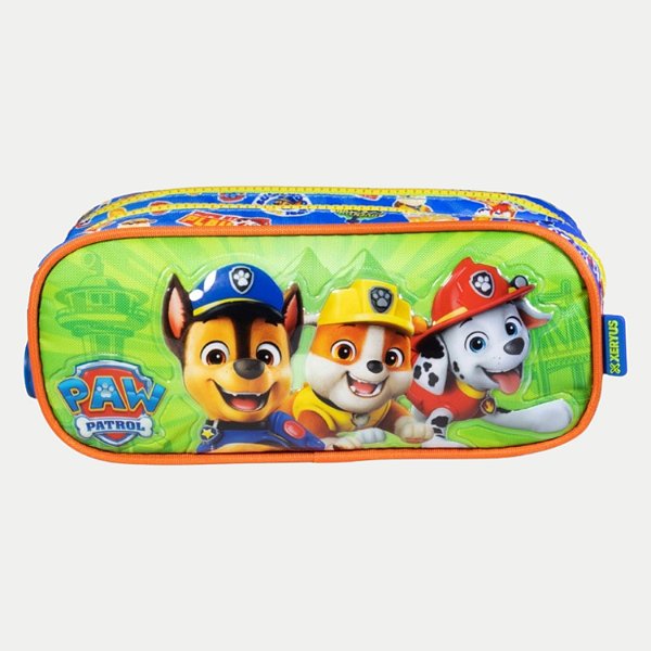 ESTOJO XERYUS PATRULHA CANINA 2 ZÍPER AZUL CELESTE MASCULINO  300366-P