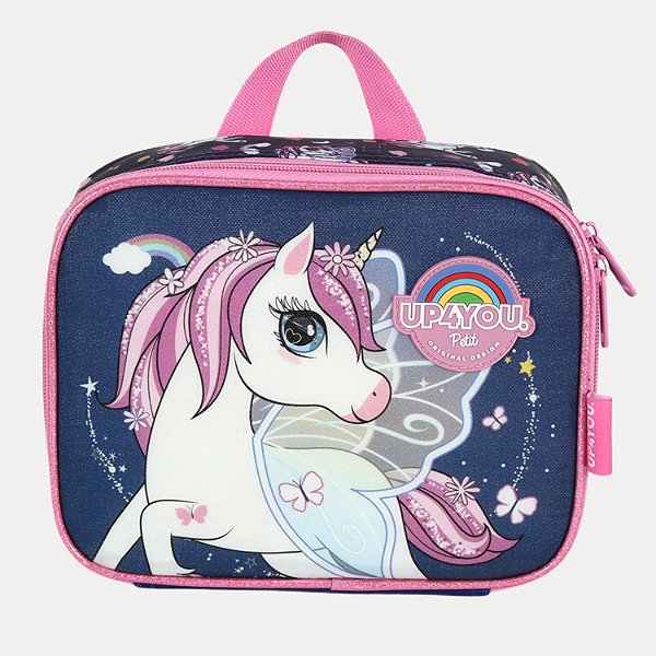 LANCHEIRA UP4YOU UNICORNIO MOCHILA AZUL MARINHO FEMININO 238254-P