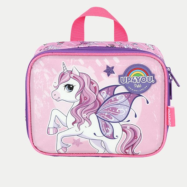 LANCHEIRA UP4YOU UNICORNIO MOCHILETE ROSA FEMININO 29617-P