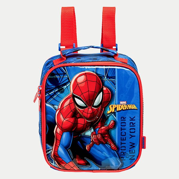 LANCHEIRA XERYUS SPIDERMAN MOCHILETE AZUL MASCULINO 29844-P