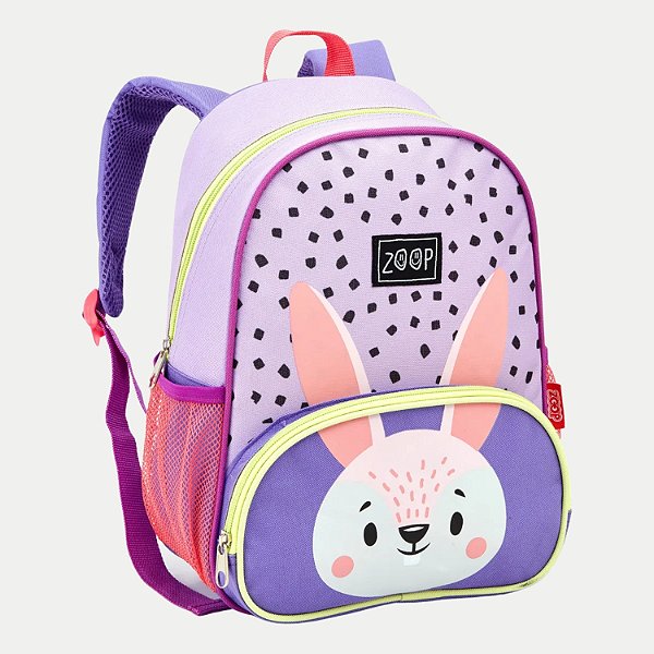 MOCHILA SEANITE ZOOP COELHO TRADICIONAL LILAS FEMININA 27040-P