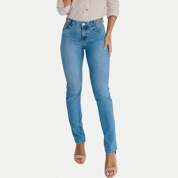 CALÇA YOUNG JEANS COM ELASTANO COMFORT FEMININA ADULTO