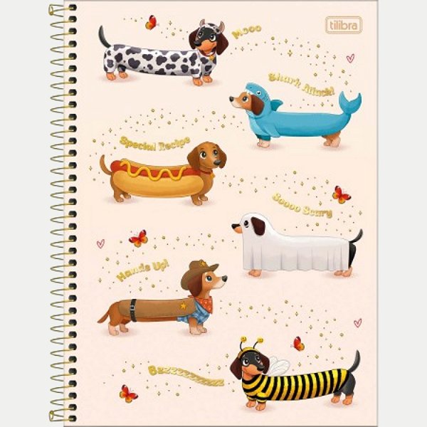 CADERNO TILIBRA UNIVERSITÁRIO 01 MATÉRIA CAPA DURA BROWNIE FEMININO (CORES SORTIDAS)   30279-P