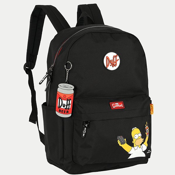 MOCHILA MAXLOG LUXCEL SIMPSONS TRADICIONAL PRETO UNISEX  297341-P