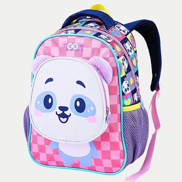 MOCHILA SEANITE ZOOP PANDA TRADICIONAL AZUL MARINHO FEMININO  29922-P