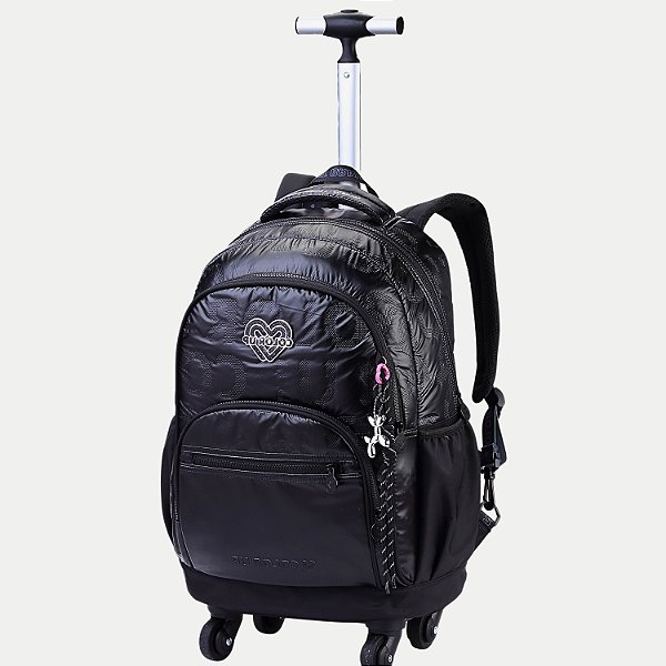 PASTA SEANITE COLOR UP DE CARRO/RODINHA  4 RODAS 360 PRETO FEMININO  30068-P