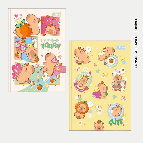 CADERNO TILIBRA BROCHURA CAPA DURA 1/4 (P) CUPYCLUB (CORES SORTIDAS) 30175-P