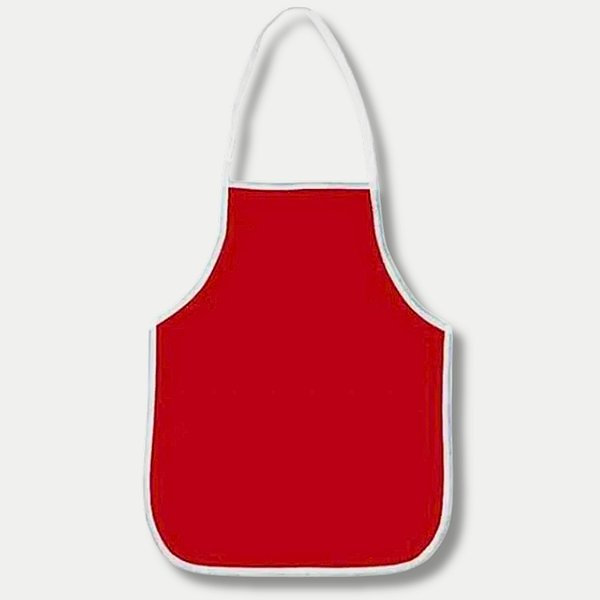 AVENTAL ACP ESCOLAR LISO VERMELHO UNISEX 27184-P