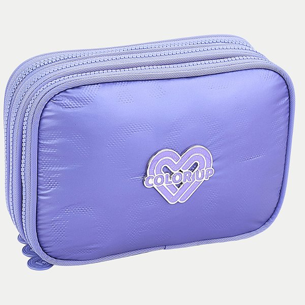 ESTOJO SEANITE COLOR UP 1 ZÍPER BOX LILAS  30003-P