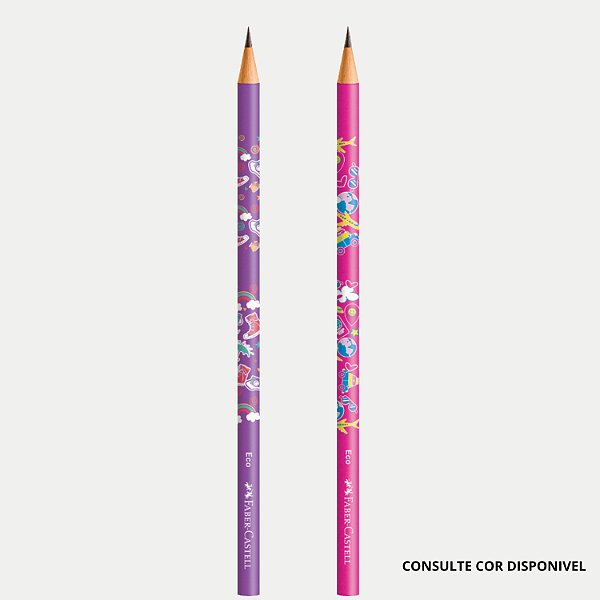 LÁPIS FABER GRAFITE GLIMMER VIAGEM UNIDADE (CORES SORTIDAS) 300032-P