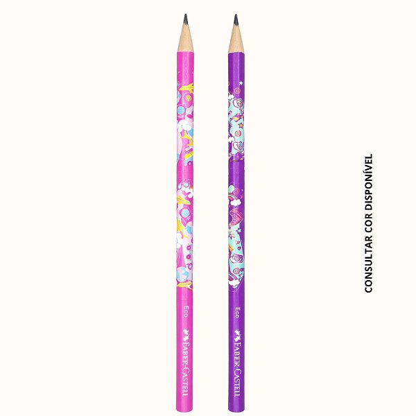 LÁPIS FABER GRAFITE UNICORNIO UNIDADE (CORES SORTIDAS) 451-P