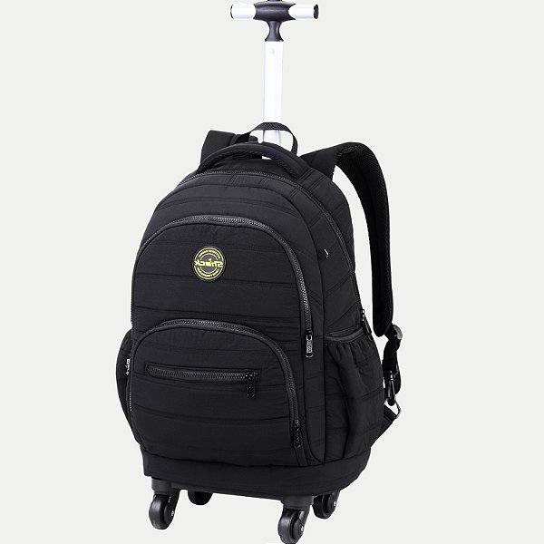 PASTA SEANITE SHOCK DE CARRO/RODINHA COM 4 RODAS PRETA  29915-P